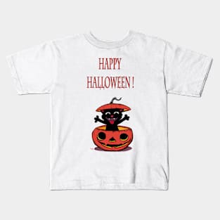 Halloween Cat Kids T-Shirt